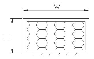Rectangle section of EMI shielding gaskets